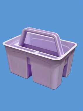 Up and Up™ Mini Caddy Desk Organizer with Top Handle, Pastel Purple